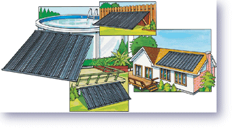 enersol 1 x 10 solar heating system