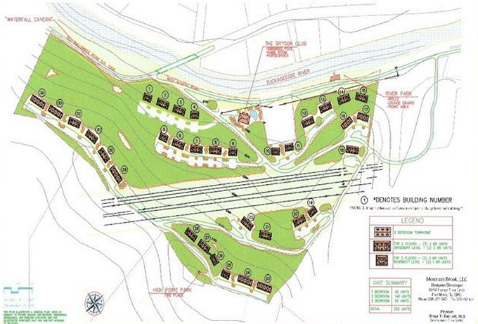 Bryson Farm Site Map