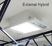 Hybrid Daylighting with External T5 Fluorescents