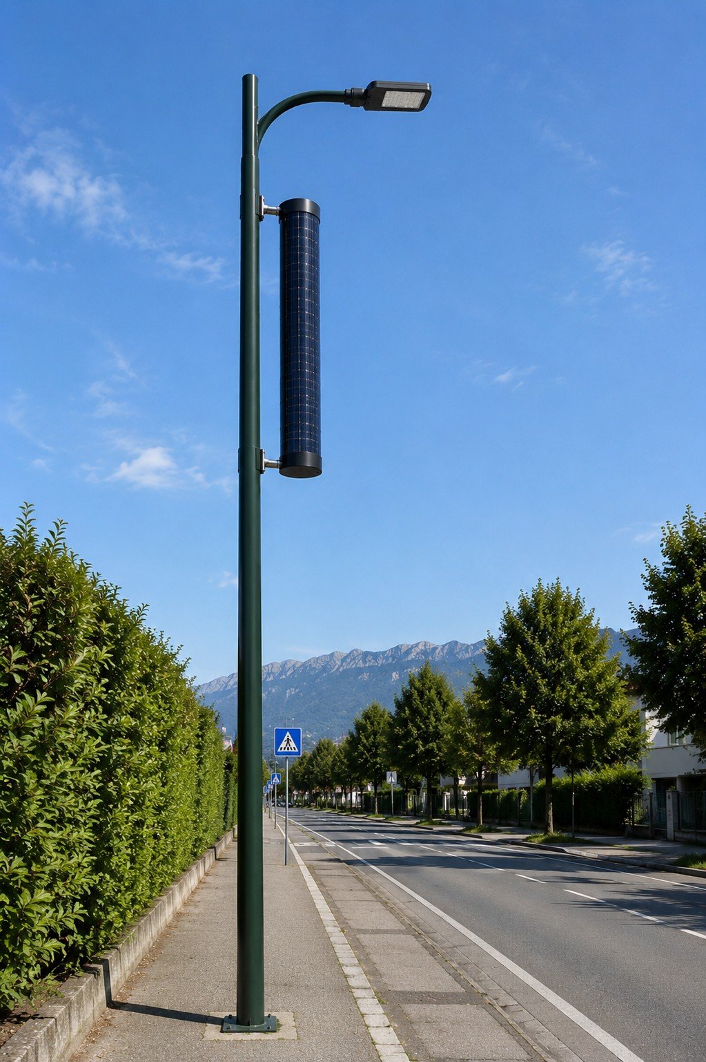 U.S. Made - SolPol Solar Lighting with PV Wrapped Around Pole - Including Solar Wind Hybrid and Retrofit Options - Image 3